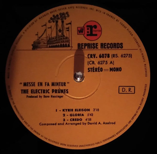 The Electric Prunes : Mass In F Minor (LP, Album, RE)