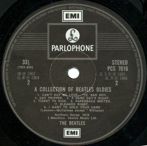 The Beatles : A Collection Of Beatles Oldies (LP, Comp, RE)