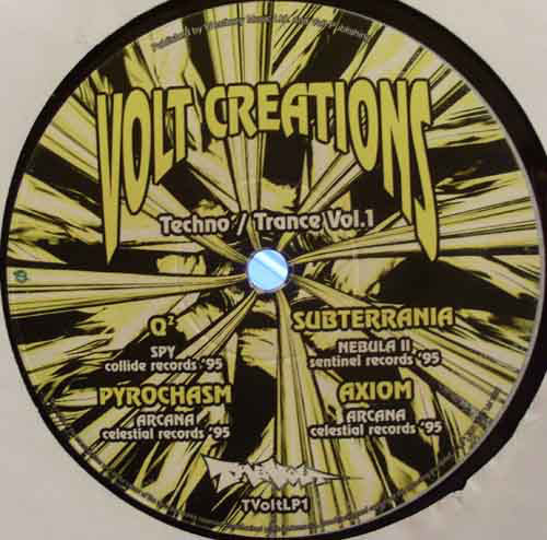 Various : Volt Creations / The Volt - Techno / Trance Vol. 1 (2xLP, Comp, Ltd)