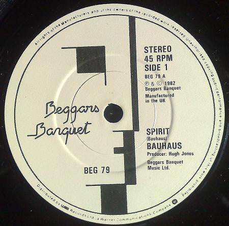 Bauhaus : Spirit (7", Single)