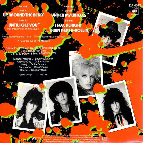 Hanoi Rocks : Up Around The Bend (2x7", Single, Ltd, Gat)