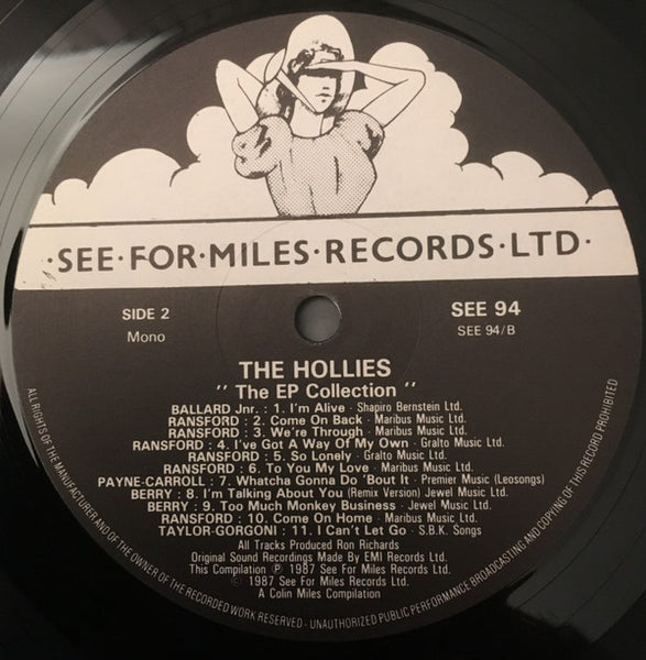 The Hollies : The EP Collection (LP, Comp, Mono)