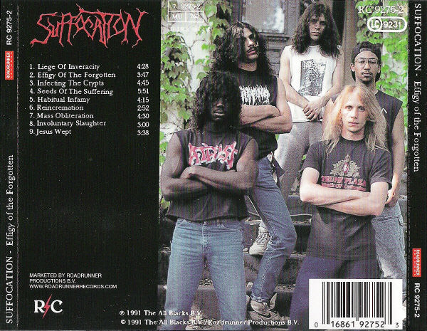 Suffocation : Effigy Of The Forgotten (CD, Album, RE)