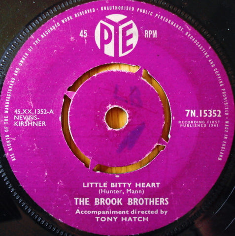 The Brook Brothers : Little Bitty Heart (7")