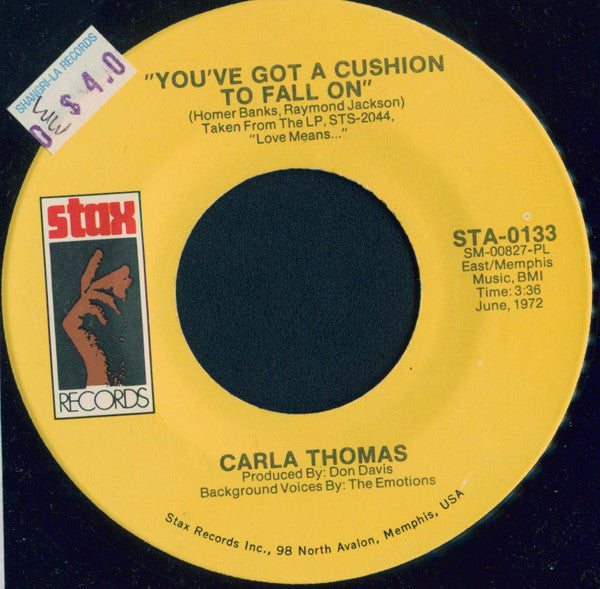 Carla Thomas : You've Got A Cushion To Fall On / Sugar (7")