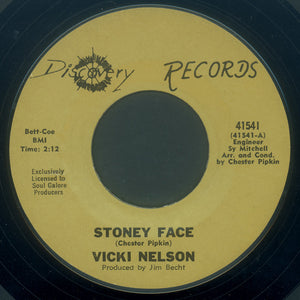 Vicki Nelson (2) : Stoney Face (7", Unofficial)