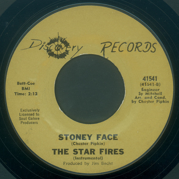 Vicki Nelson (2) : Stoney Face (7", Unofficial)