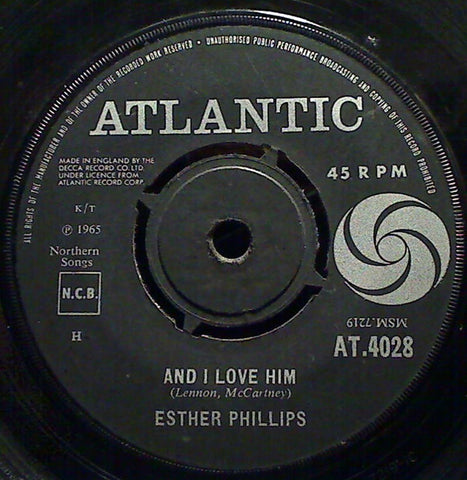 Esther Phillips : And I Love Him (7", Single)