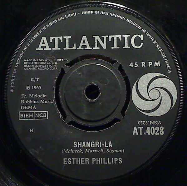 Esther Phillips : And I Love Him (7", Single)
