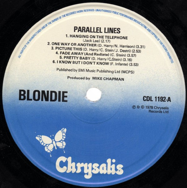 Blondie : Parallel Lines (LP, Album)