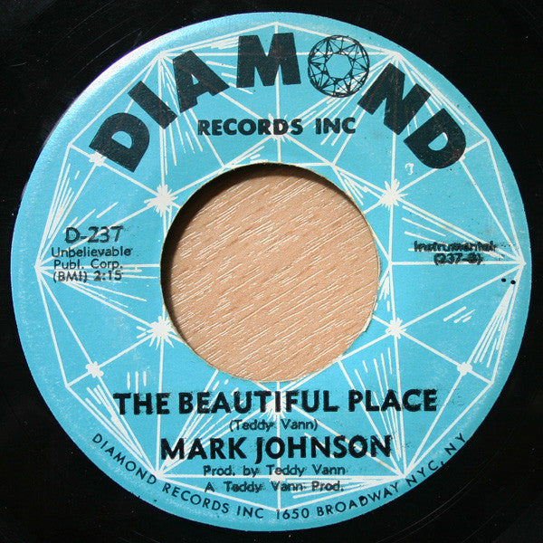 Mark Johnson (21) : Ode To Otis Redding / The Beautiful Place (7")