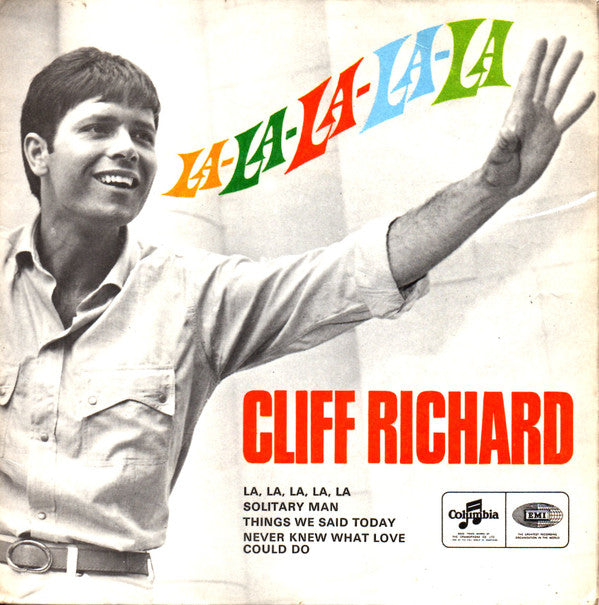 Cliff Richard : La-La-La-La-La (7", EP, Mono)