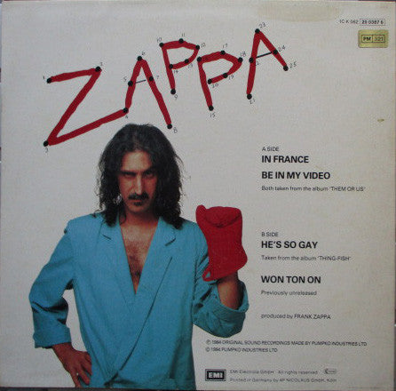 Frank Zappa : True Glove (12", Maxi)