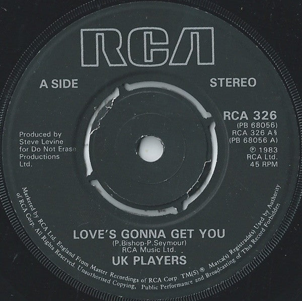 UK Players : Love's Gonna Get You (7")