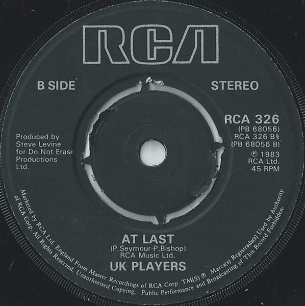 UK Players : Love's Gonna Get You (7")