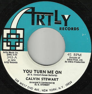 Calvin Stewart : You Turn Me On / Try Loving Me (I'm Willing) (7")