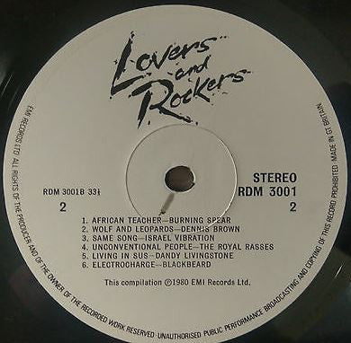 Various : Lovers And Rockers (LP, Comp)