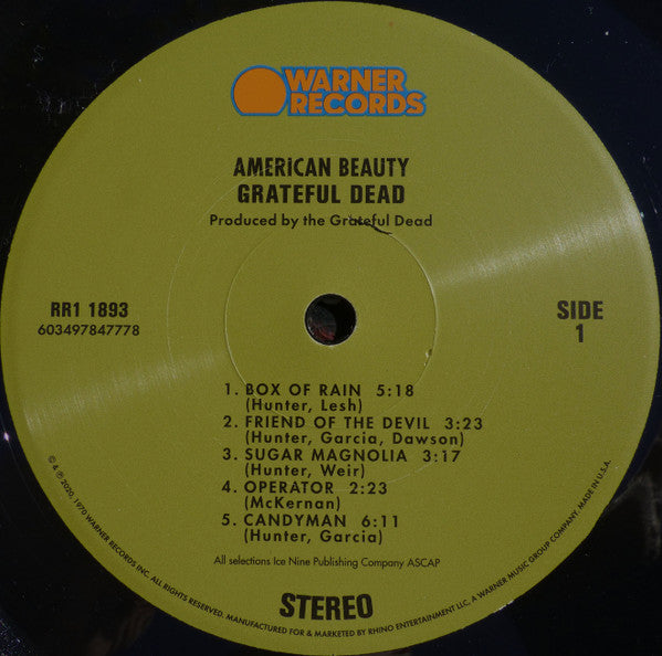 Grateful Dead* : American Beauty (LP, RE, Bla)