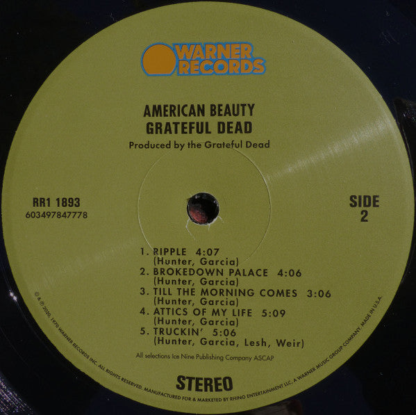 Grateful Dead* : American Beauty (LP, RE, Bla)