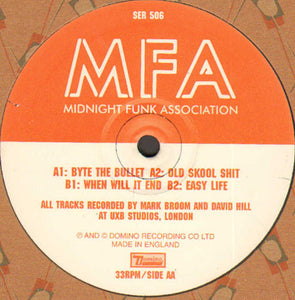 Midnight Funk Association : Byte The Bullet (12", EP, Ltd)