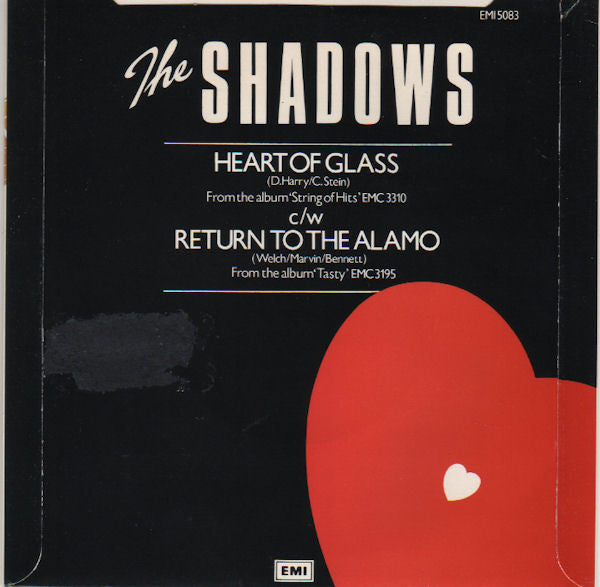 The Shadows : Heart Of Glass (7", Single)