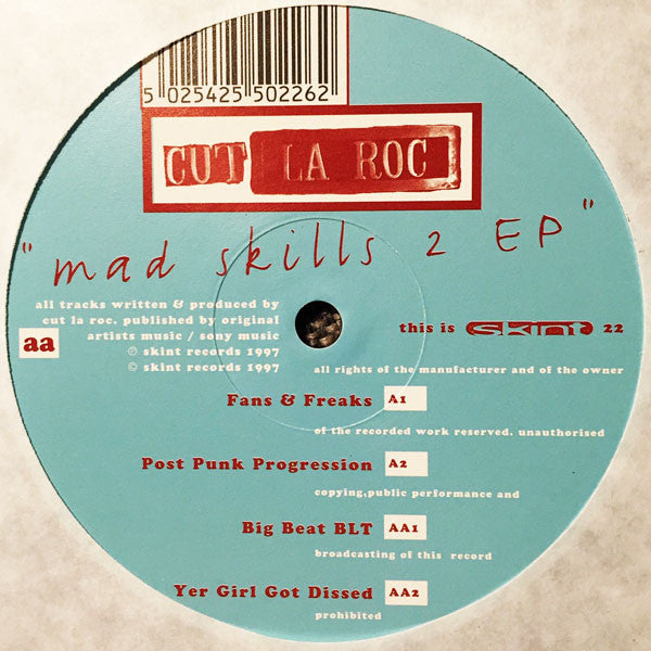 Cut La Roc : Mad Skills 2 EP (12", EP)