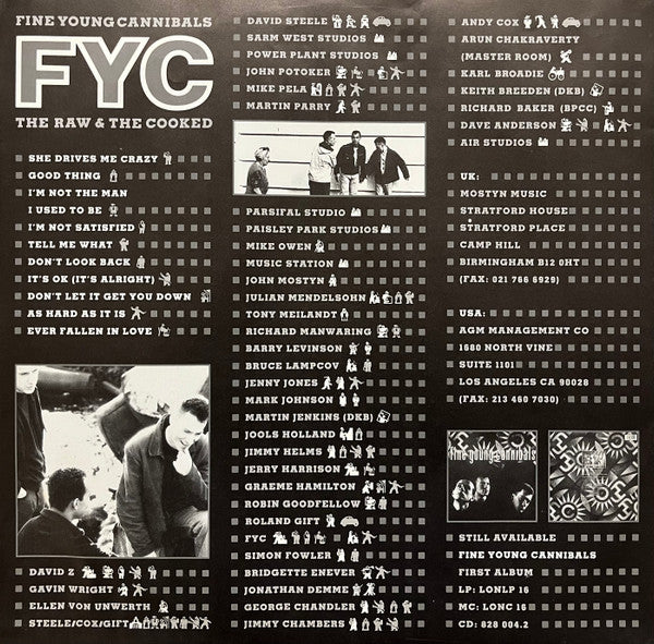 Buy Fine Young Cannibals : The Raw & The Cooked (LP, Album) Online