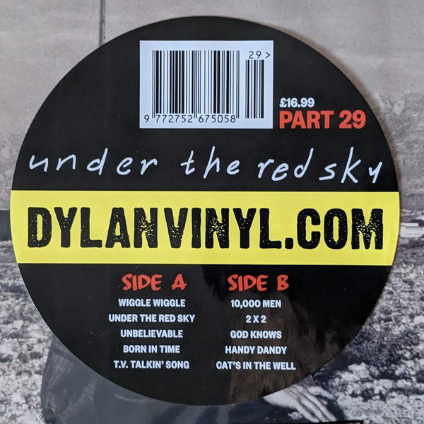 Bob Dylan : Under The Red Sky (LP, Album, RE, 180)