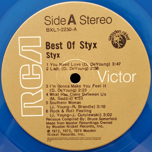 Buy Styx : Best Of Styx (LP