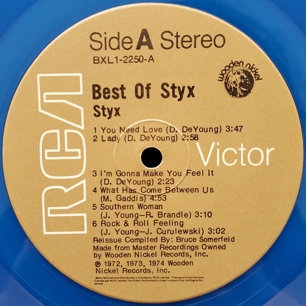 Styx : Best Of Styx (LP, Comp, Ltd, S/Edition, Blu)