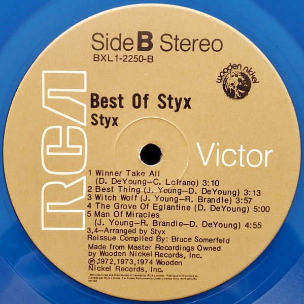 Styx : Best Of Styx (LP, Comp, Ltd, S/Edition, Blu)