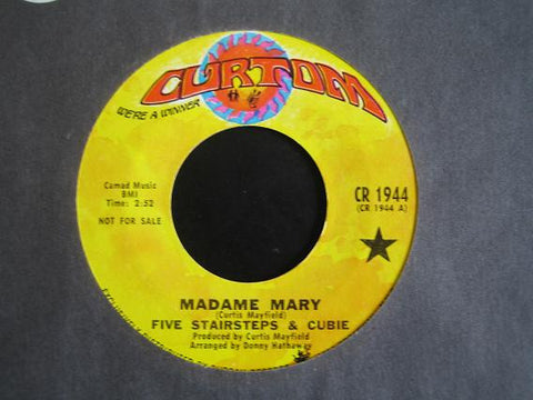 Five Stairsteps : Madame Mary / Little Boy Blue (7", Promo)