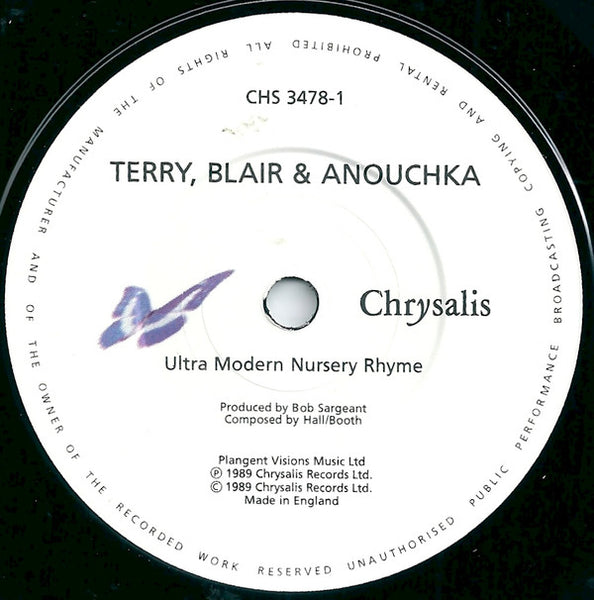 Terry, Blair & Anouchka : Ultra Modern Nursery Rhyme (7", Single)