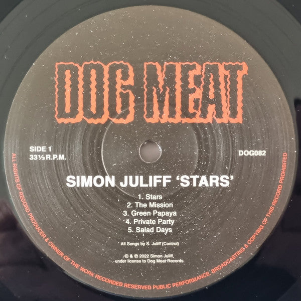 Simon Juliff : Stars (LP, Album)