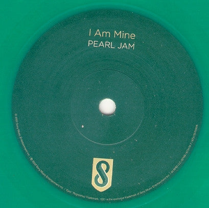 Pearl Jam : I Am Mine (7", Ltd, Num, Tur)