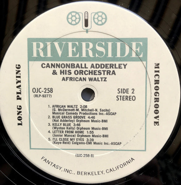 Cannonball Adderley And His Orchestra : African Waltz (LP, Album, RE)