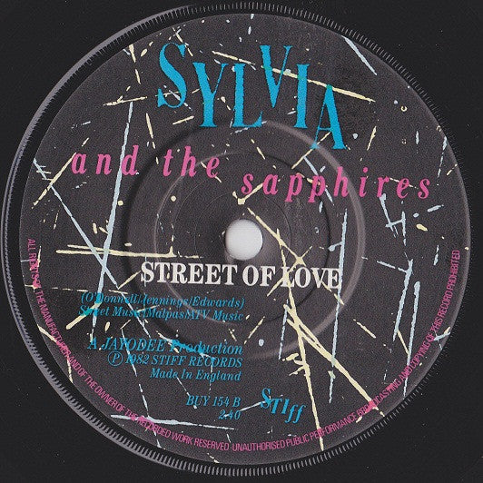 Sylvia & The Sapphires : Shopping Around (7")