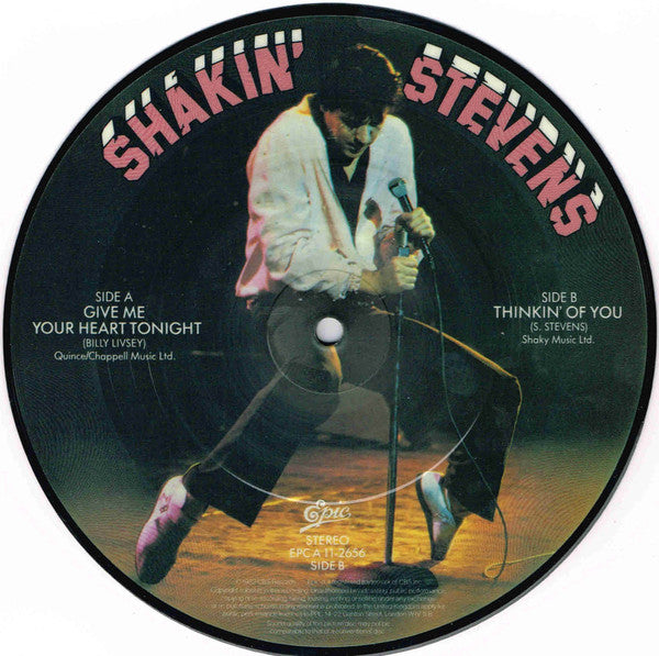 Shakin' Stevens : Give Me Your Heart Tonight (7", Single, Pic)