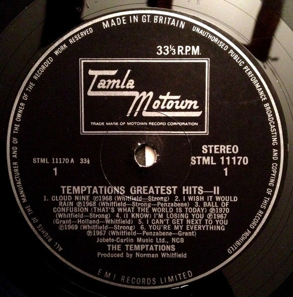 Temptations* : Greatest Hits II (LP, Comp)