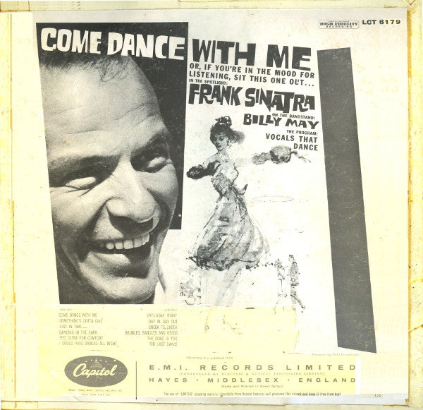 Frank Sinatra With Billy May And His Orchestra : Come Dance With Me! (LP, Album, Mono)