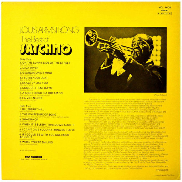 Louis Armstrong - Grandes Del Jazz (vinilo)