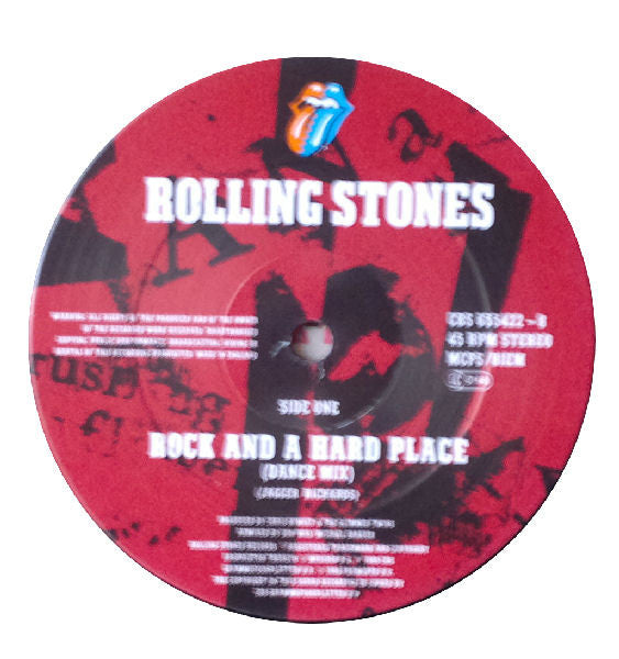 The Rolling Stones : Rock And A Hard Place (12")