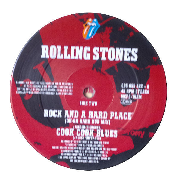 The Rolling Stones : Rock And A Hard Place (12")