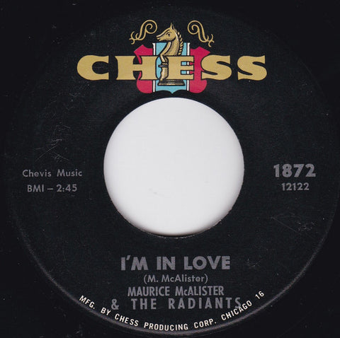 Maurice McAlister & The Radiants : I'm In Love / Shy Guy (7")