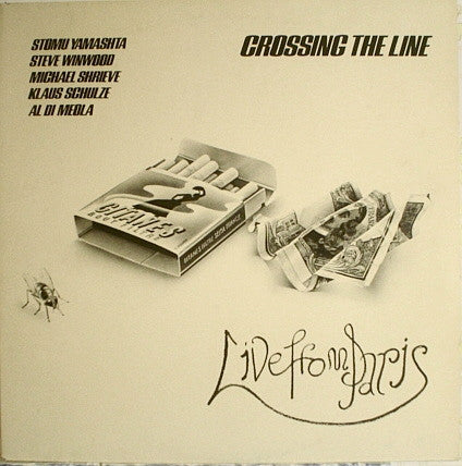 Stomu Yamash'ta / Steve Winwood / Michael Shrieve / Klaus Schulze / Al Di Meola : Crossing The Line (12", Single, Ltd)