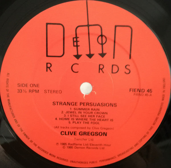 Clive Gregson : Strange Persuasions (LP, Album)