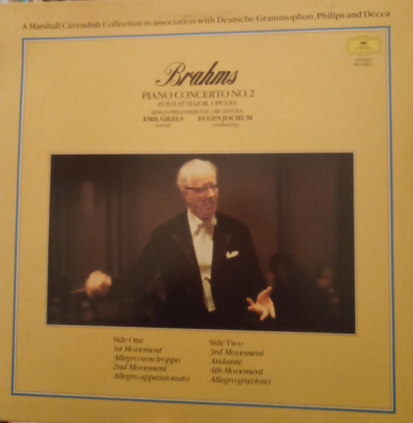 Brahms* : Piano Concerto No.2 In B Flat Major, Opus 83 (LP)