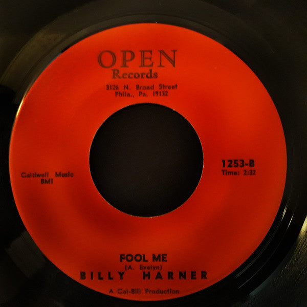 Billy Harner : She's Almost You / Fool Me (7")