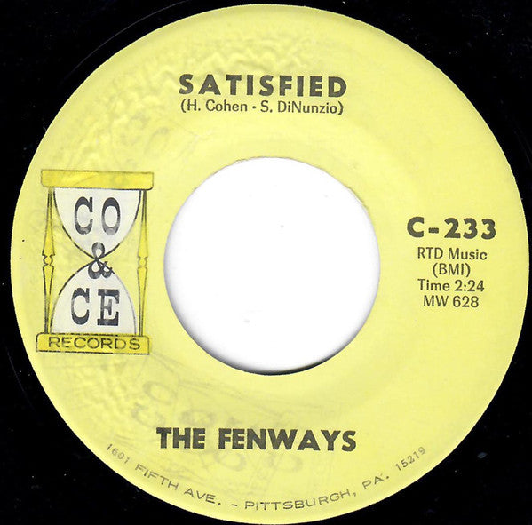 The Fenways : I'm A Mover / Satisfied (7", Single)