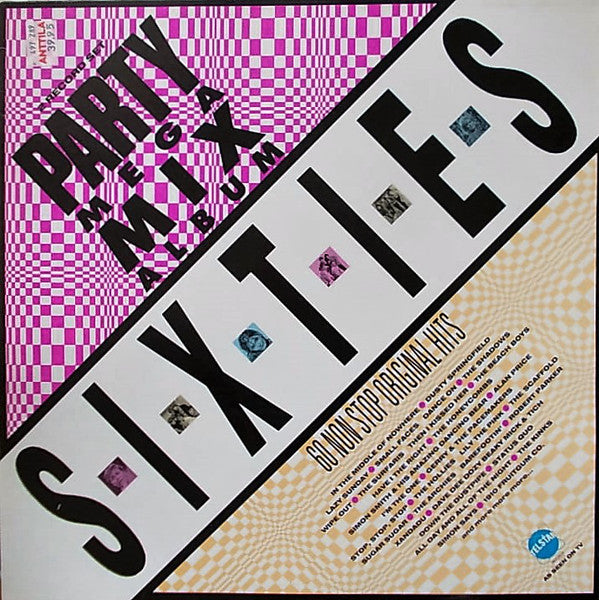 Various : S-I-X-T-I-E-S - Party Mega Mix Album (2xLP, Comp, P/Mixed, Gat)